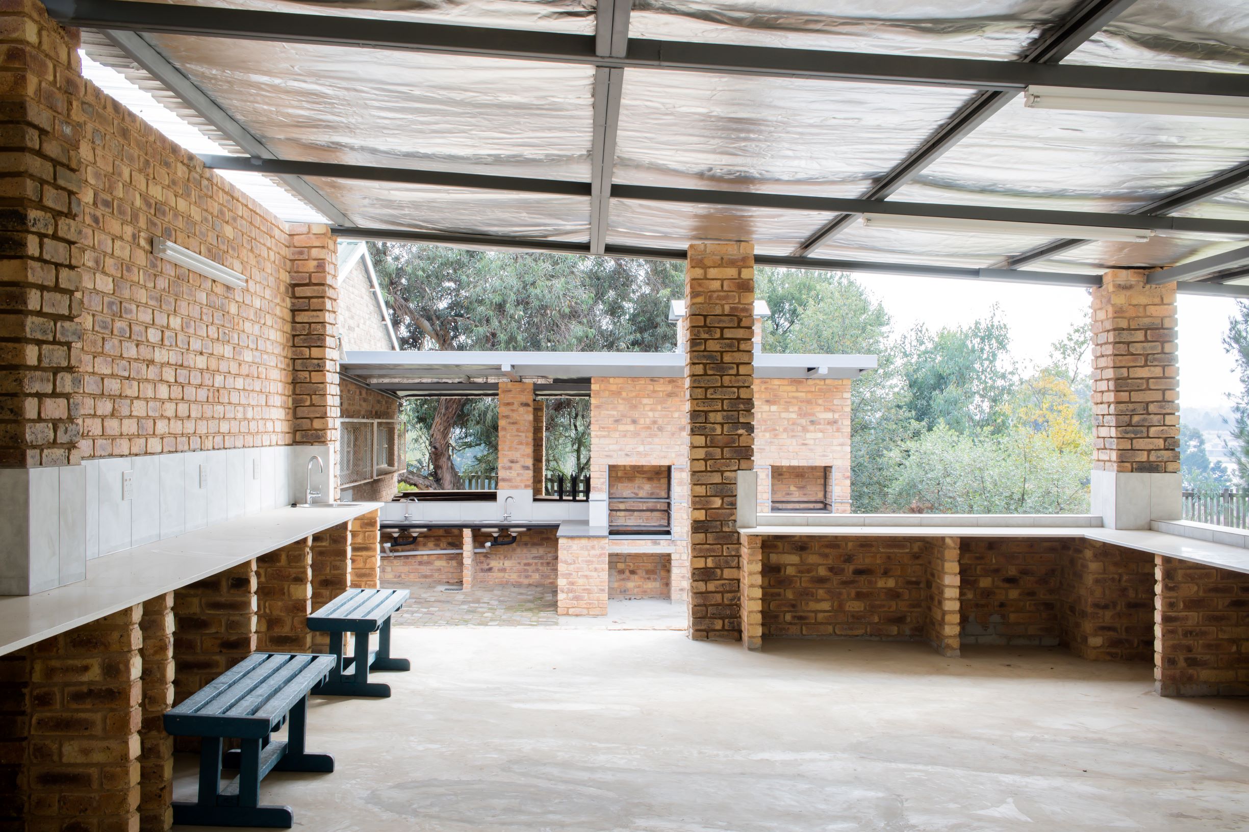 Patio and Braai area
